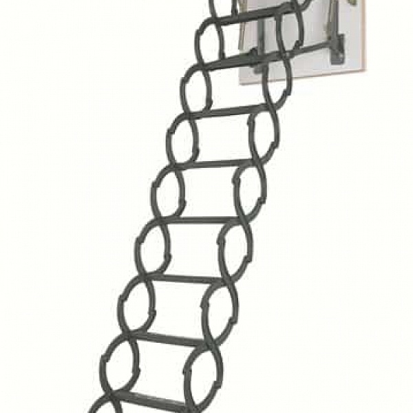 Чердачная лестница Fakro LST ножничная металлическая термоизоляционная 60x120x280 см