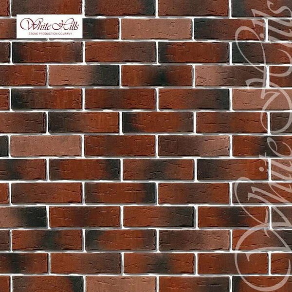 375-70 White Hills Кирпич «Сити Брик» (Сity brick), красный, плоскостной.