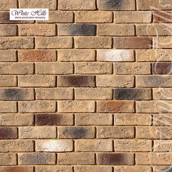 324-40 White Hills Облицовочный кирпич «Кельн брик» (Cologne brick), коричневый, плоскостной.